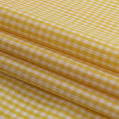Organic Cotton Gingham 0.125" - Yellow - Campinas Collection