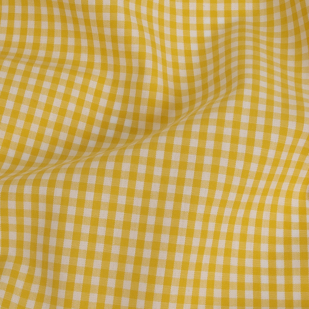 Organic Cotton Gingham 0.125" - Yellow - Campinas Collection