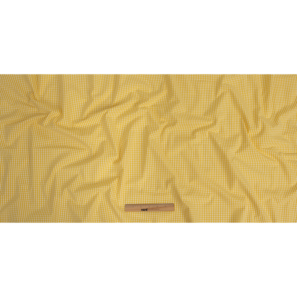 Organic Cotton Gingham 0.125" - Yellow - Campinas Collection
