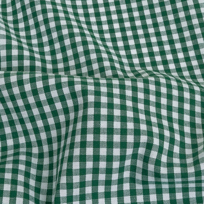 Organic Cotton Gingham 0.125" - Emerald - Campinas Collection