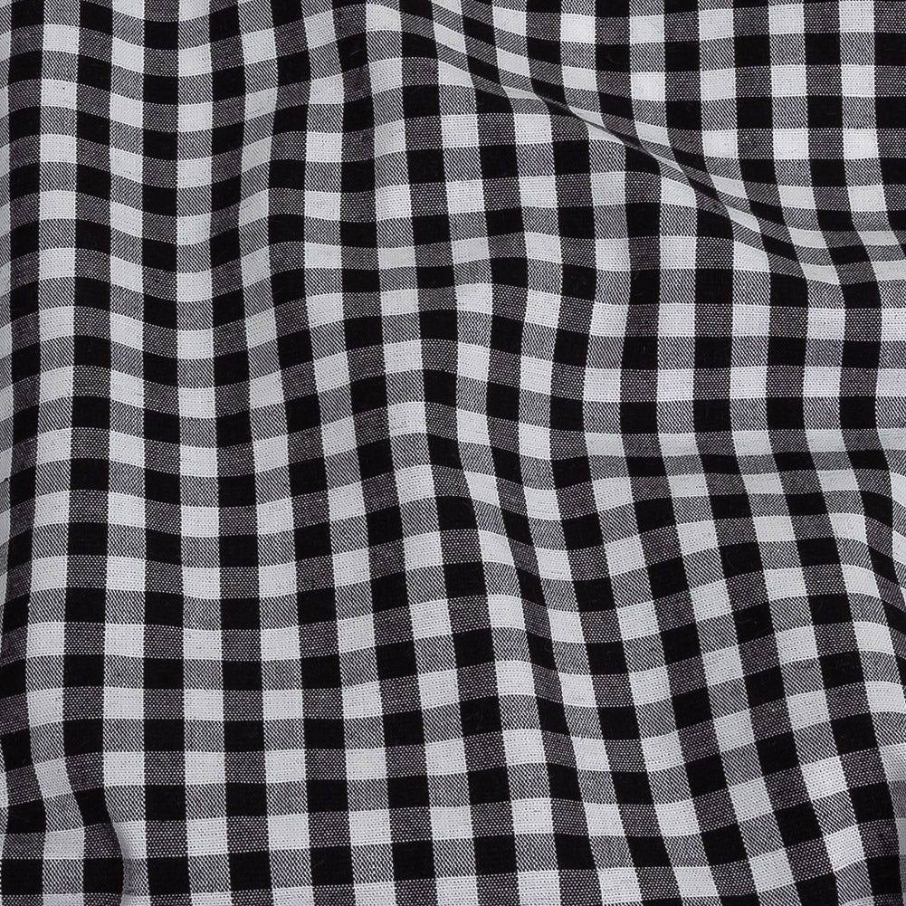 Cotton Gingham 0.25" - Black - Londrina Collection Detail