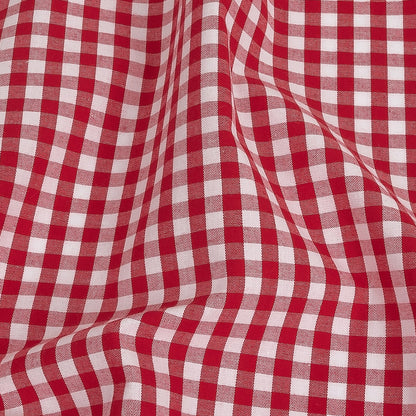 Cotton Gingham 0.25" - Red - Londrina Collection