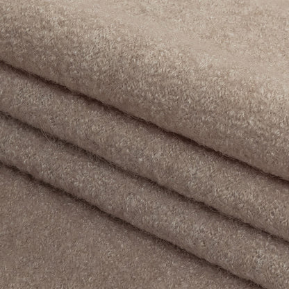 Boiled Wool Coating Fabric - Shell and Ivory Marbled - Ketil Collection