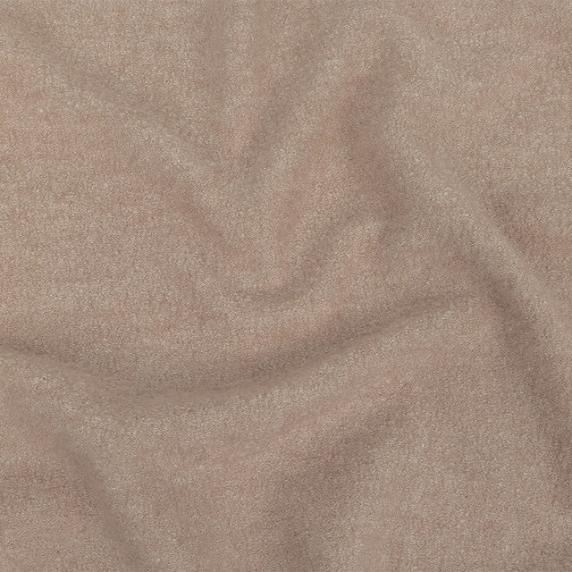 Boiled Wool Coating Fabric - Shell and Ivory Marbled - Ketil Collection