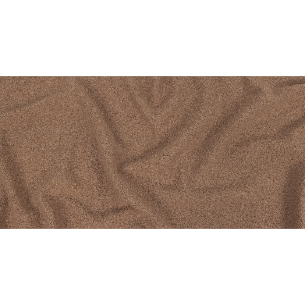 Boiled Wool Coating Fabric - Burro Brown - Ketil Collection