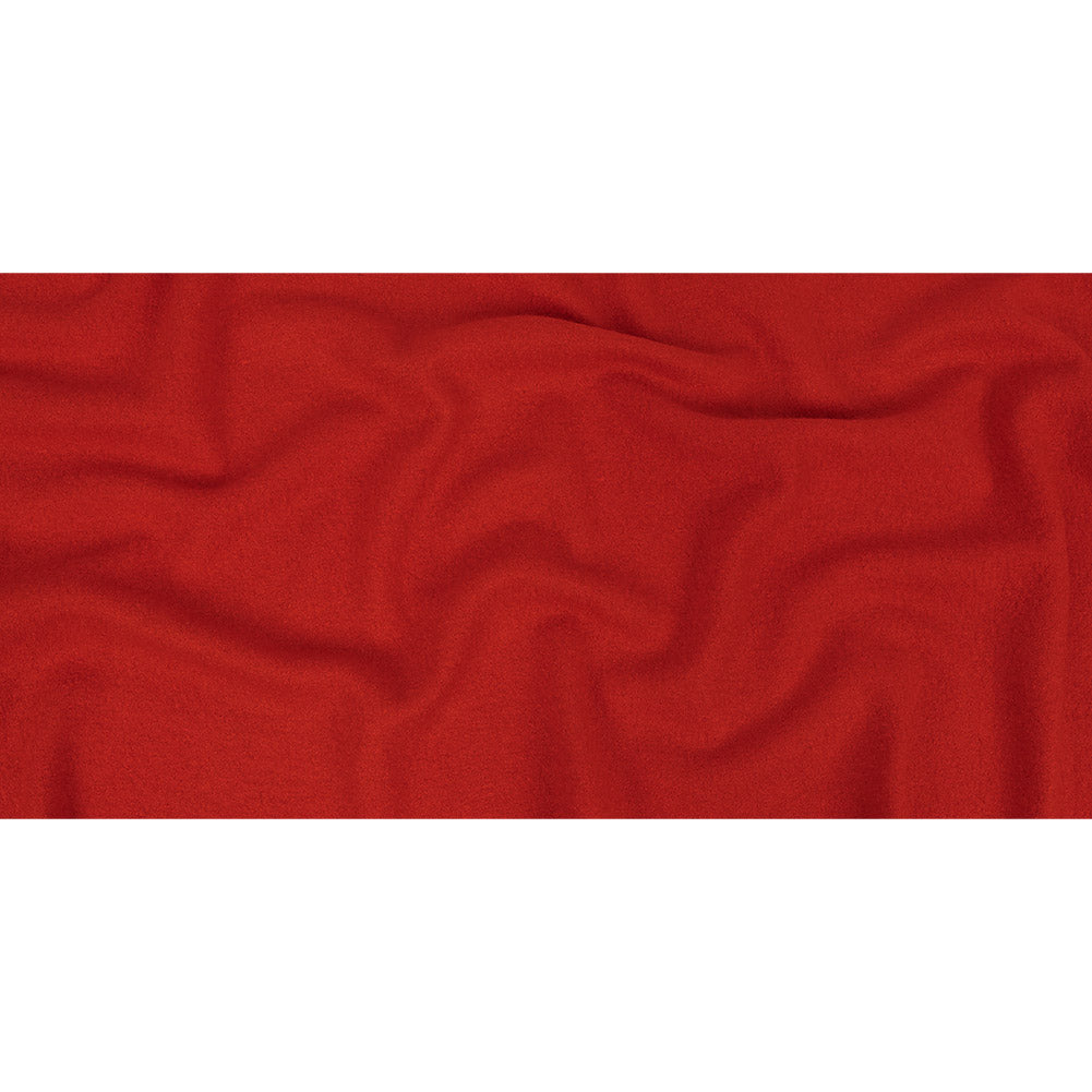 Boiled Wool Coating Fabric - Hot Coral - Ketil Collection