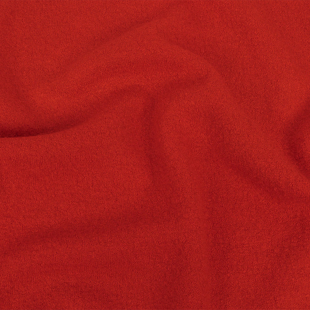 Boiled Wool Coating Fabric - Hot Coral - Ketil Collection