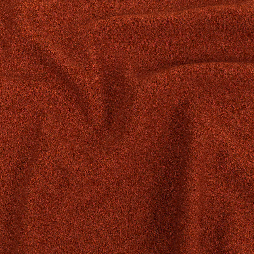 Boiled Wool Coating Fabric - Terracotta - Ketil Collection