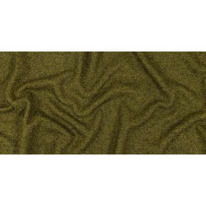 Boiled Wool Coating Fabric - Chartreuse Marbled - Ketil Collection