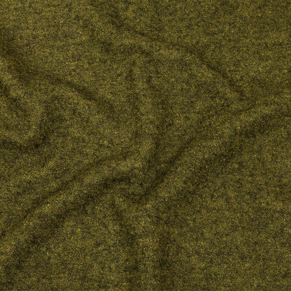Boiled Wool Coating Fabric - Chartreuse Marbled - Ketil Collection