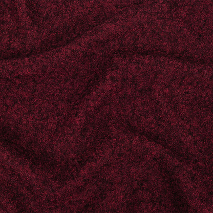 Boiled Wool Coating Fabric - Marbled Windsor Wine Red - Ketil Collection