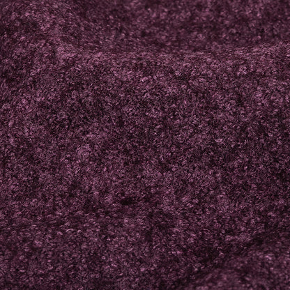 Boiled Wool Coating Fabric - Marbled Winetasting Purple - Ketil Collection