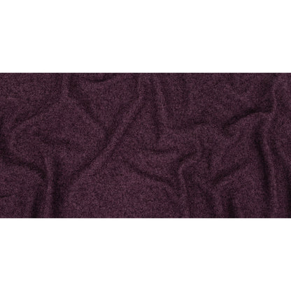 Boiled Wool Coating Fabric - Marbled Winetasting Purple - Ketil Collection