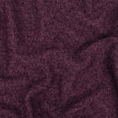 Boiled Wool Coating Fabric - Marbled Winetasting Purple - Ketil Collection