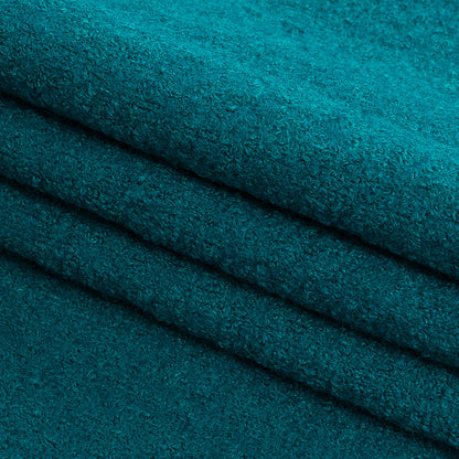 Boiled Wool Coating Fabric - Ocean Depths Blue - Ketil Collection