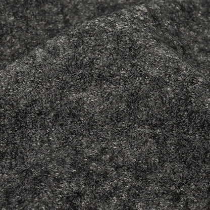 Boiled Wool Coating Fabric - Marbled Peat and Light Gray - Ketil Collection