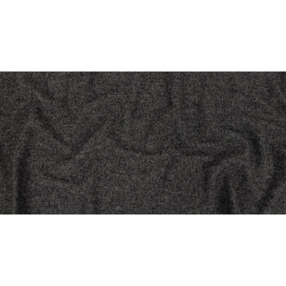 Boiled Wool Coating Fabric - Marbled Peat and Light Gray - Ketil Collection