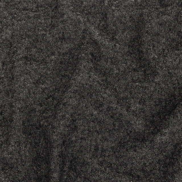 Boiled Wool Coating Fabric - Marbled Peat and Light Gray - Ketil Collection