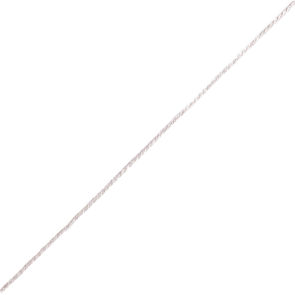 Silver Rose Twisted Cord - 2mm
