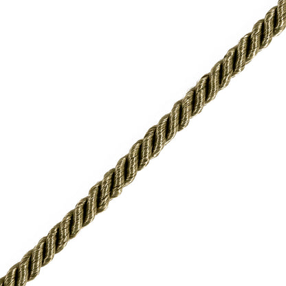 Olive Braided Cord - 4mm Detail