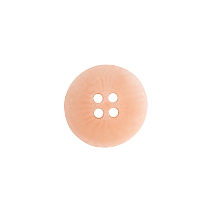Transparent and Peach Swirls 4-Hole Low Convex Top Button - 24L/15mm