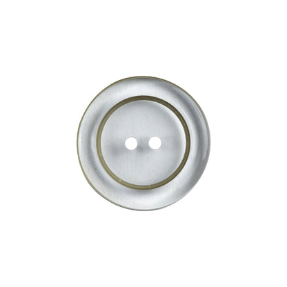 Transparent 2-Hole Tire Shaped Rim Button - 32L/20mm