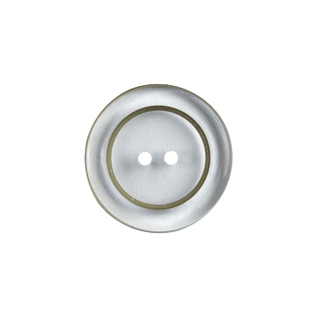 Transparent 2-Hole Tire Shaped Rim Button - 32L/20mm