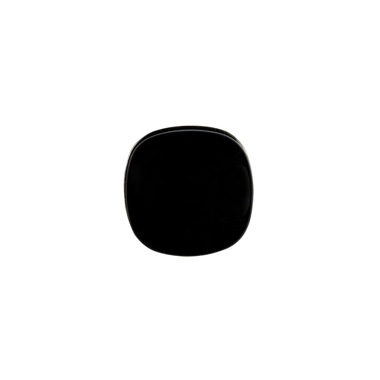 template--25130090922057__main-Black and Silver 2-Piece Dome-Shaped Rounded Square Shank Back Button - 24L/15mm