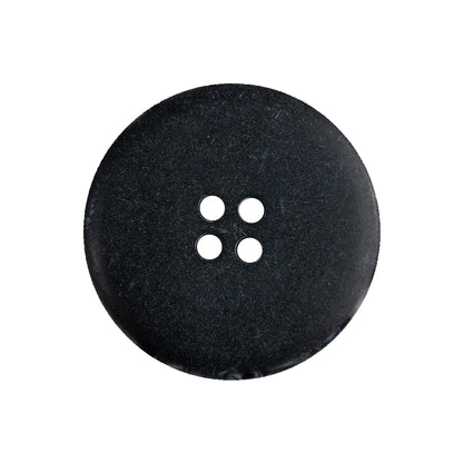 Raven Translucent Splatter and Swirl 4-Hole Plastic Saucer Button - 40L/25.5mm Drape