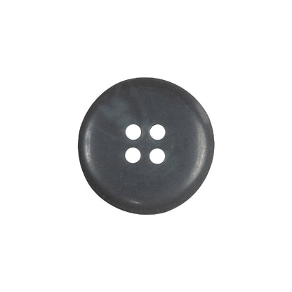 Gray Matte 4-Hole Tire Rimmed Plastic Button - 32L/20mm Detail