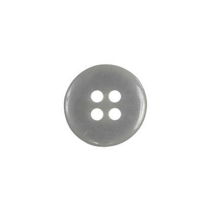 Matte Frost Gray 4-Hole Plastic Button - 24L/15mm Drape