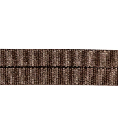 Brown Foldover Elastic - 0.6" Detail