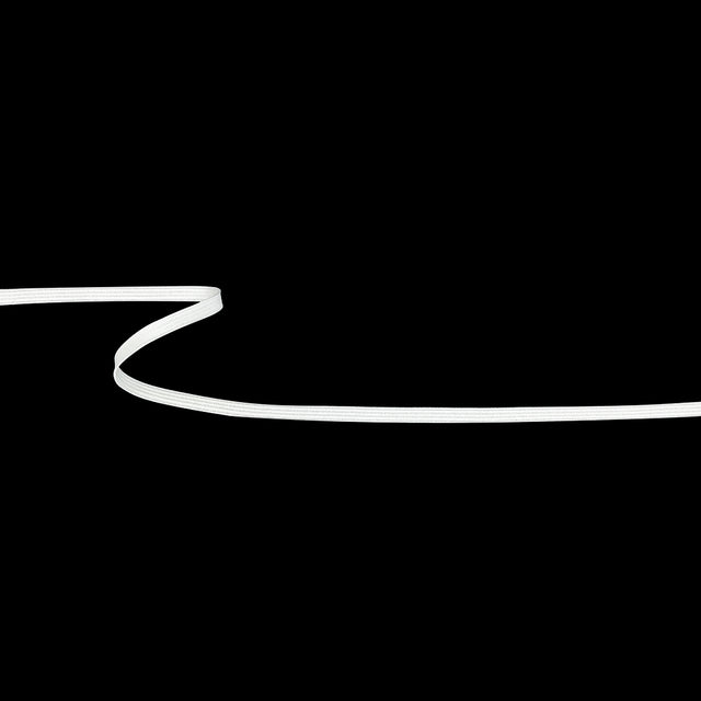White Elastic - 0.3125"