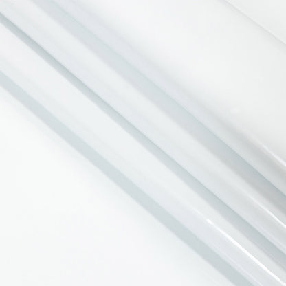 Faux Patent Leather Vinyl - White - Brevetto Collection