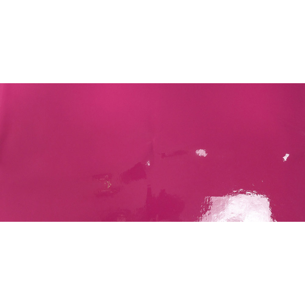 Faux Patent Leather Vinyl - Fuchsia - Brevetto Collection