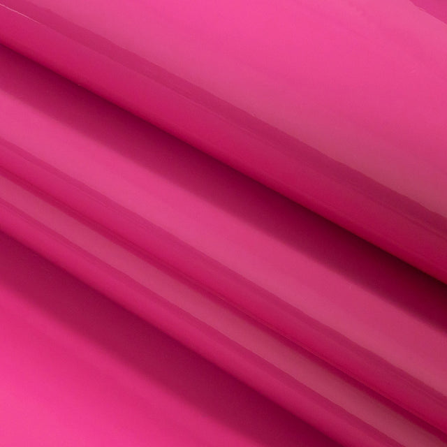Faux Patent Leather Vinyl - Fuchsia - Brevetto Collection