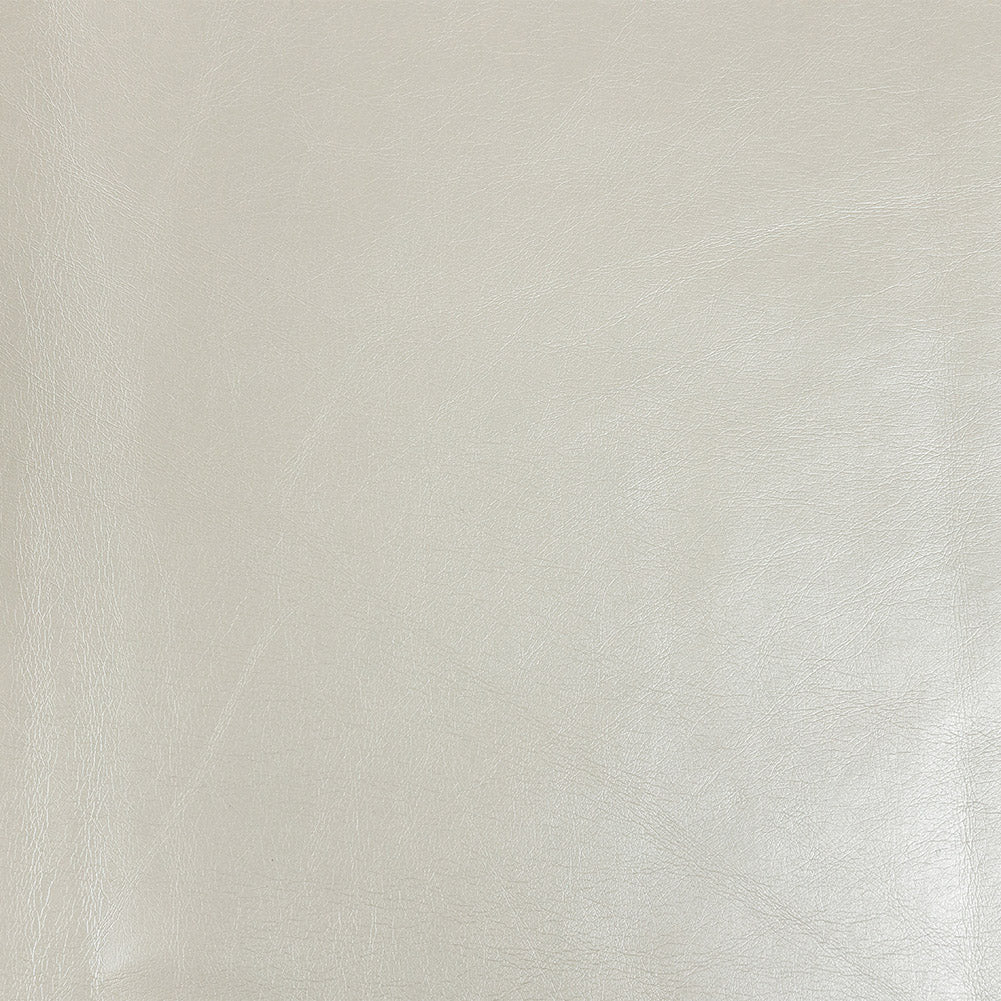 Pearlized Faux Leather - Bone - Mae Collection Folded