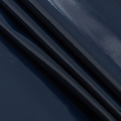 Lightweight Faux Patent Leather - Navy - Fortaleza Collection