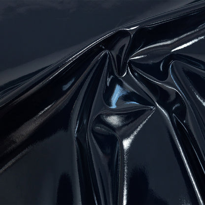 Lightweight Faux Patent Leather - Navy - Fortaleza Collection