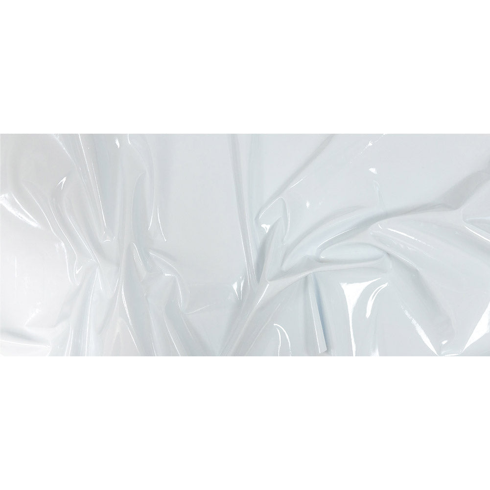 Lightweight Faux Patent Leather - White - Fortaleza Collection