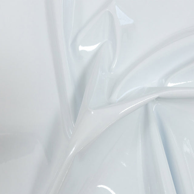 Lightweight Faux Patent Leather - White - Fortaleza Collection