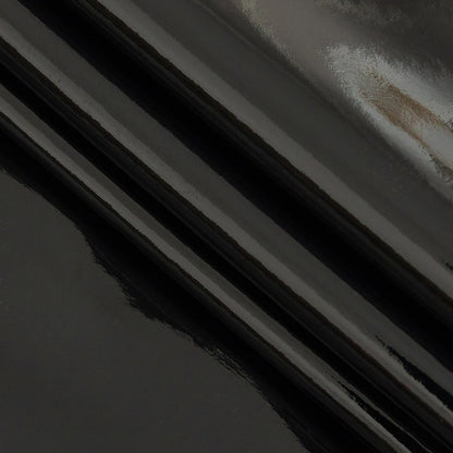 Piel sintética ligera tipo charol - Negra - Colección Fortaleza