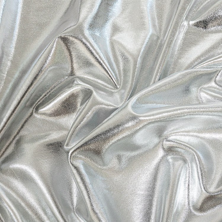 template--25130090922057__main-All-Over Foil Faux Leather Spandex - Silver - Curitiba Collection