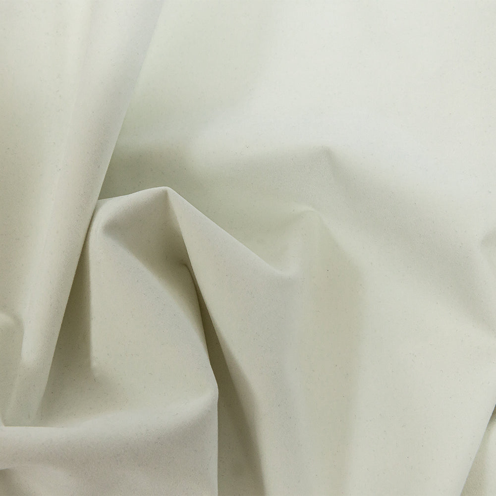 Flocking Faux Suede - White