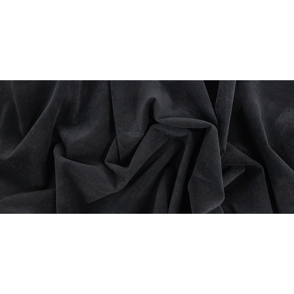 Flocking Faux Suede - Black