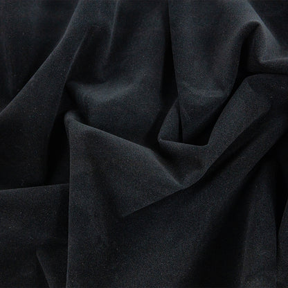Flocking Faux Suede - Black