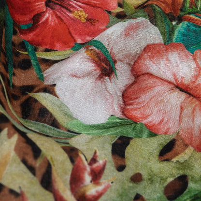 Mercerized Organic Egyptian Cotton Voile - Foliage and Fauna - Toulouse Collection