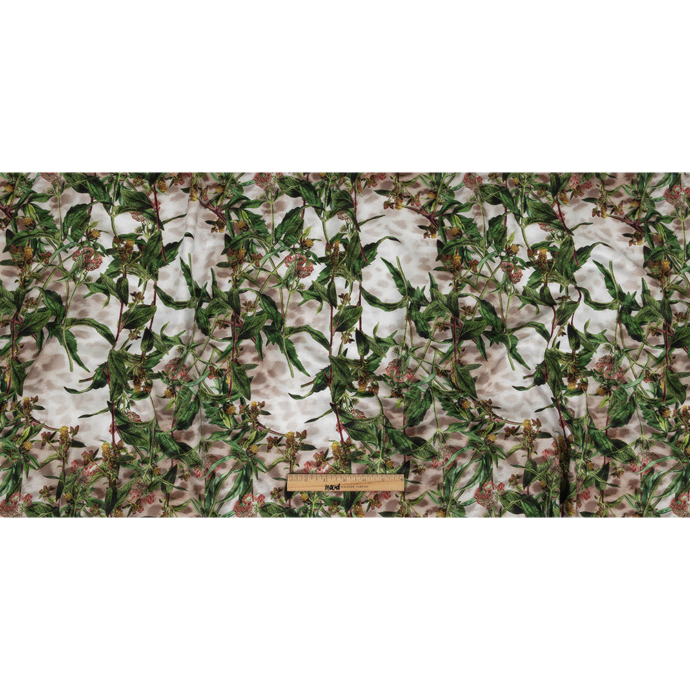 Mercerized Organic Egyptian Cotton Shirting - Misty Foliage - Ravello Collection