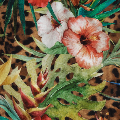 Algodón egipcio orgánico mercerizado para camisería - Follaje y fauna - Colección Ravello