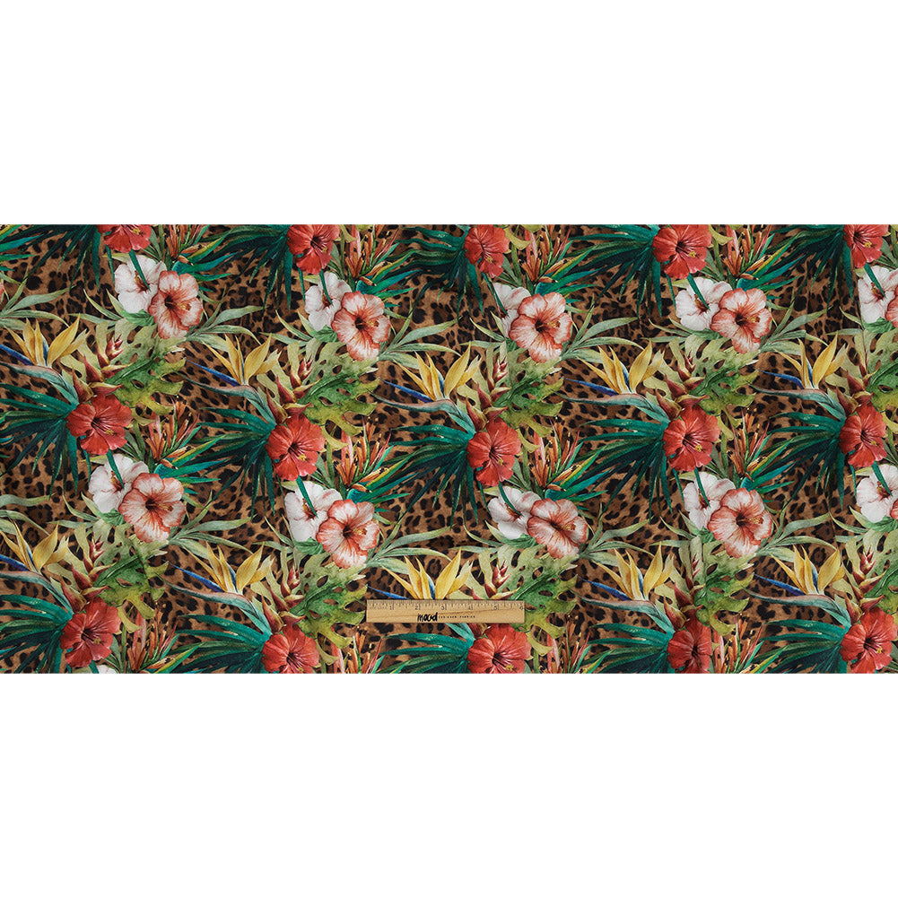 Algodón egipcio orgánico mercerizado para camisería - Follaje y fauna - Colección Ravello